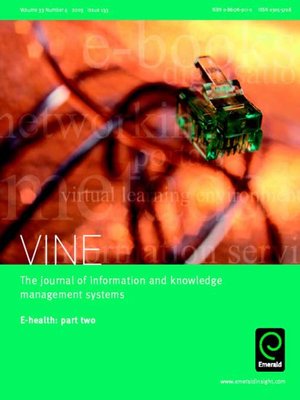 cover image of VINE, Volume 33, Issue 4
